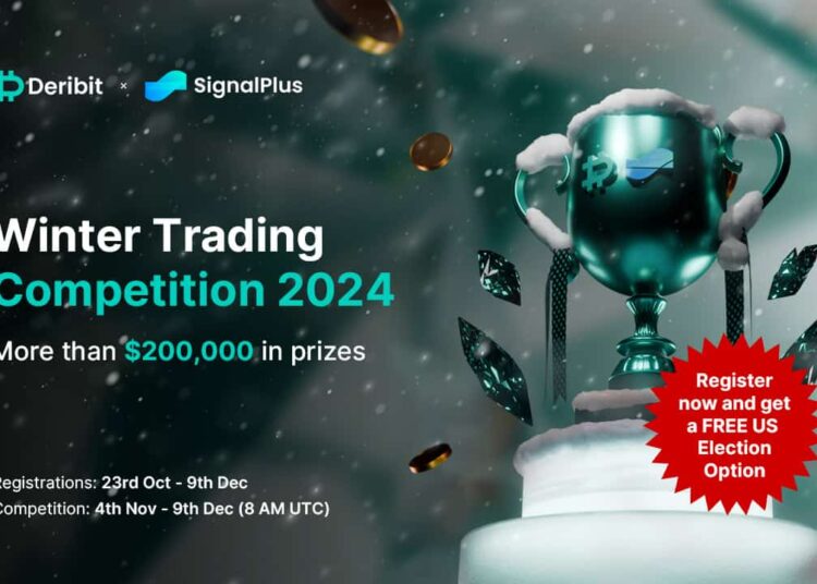 Deribit and SignalPlus Launch $200,000 Winter Trading Competition