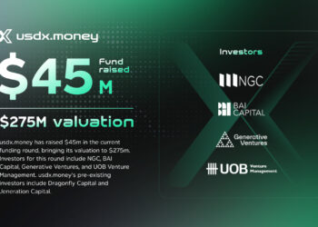 usdx.money Secures $45m New Financing at $275m Valuation