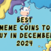 The 6 Best Meme Coins to Buy in December 2024 for Profits Tsunami!