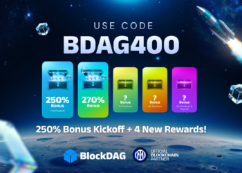 BlockDAG’s BDAG400 Offer Unlocks Bonuses Of Over 250%; Ethereum ETF Inflows Peak & TON Holds Steady
