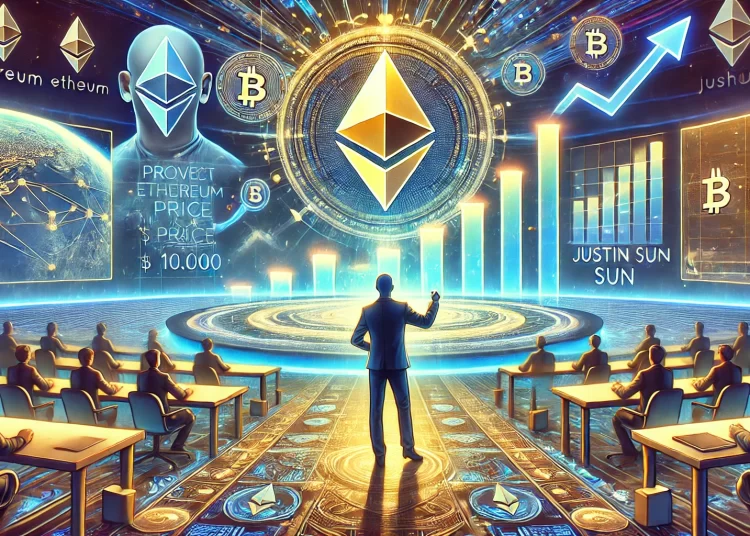 Justin Sun Reveals Strategy to Propel Ethereum Price to $10K