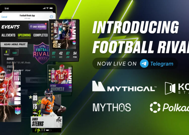 Koni Stack Partners with Mythical Games to Launch ‘Football Rivals’ on Telegram, Introducing a New Use Case for Polkadot and Accelerating Web3 Adoption