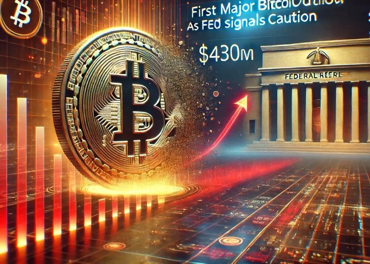 $430M Leaves as Fed Signals Caution