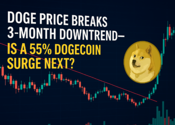 DOGE Price Breaks 3-Month Downtrend—Is a 55% Dogecoin Surge Next?