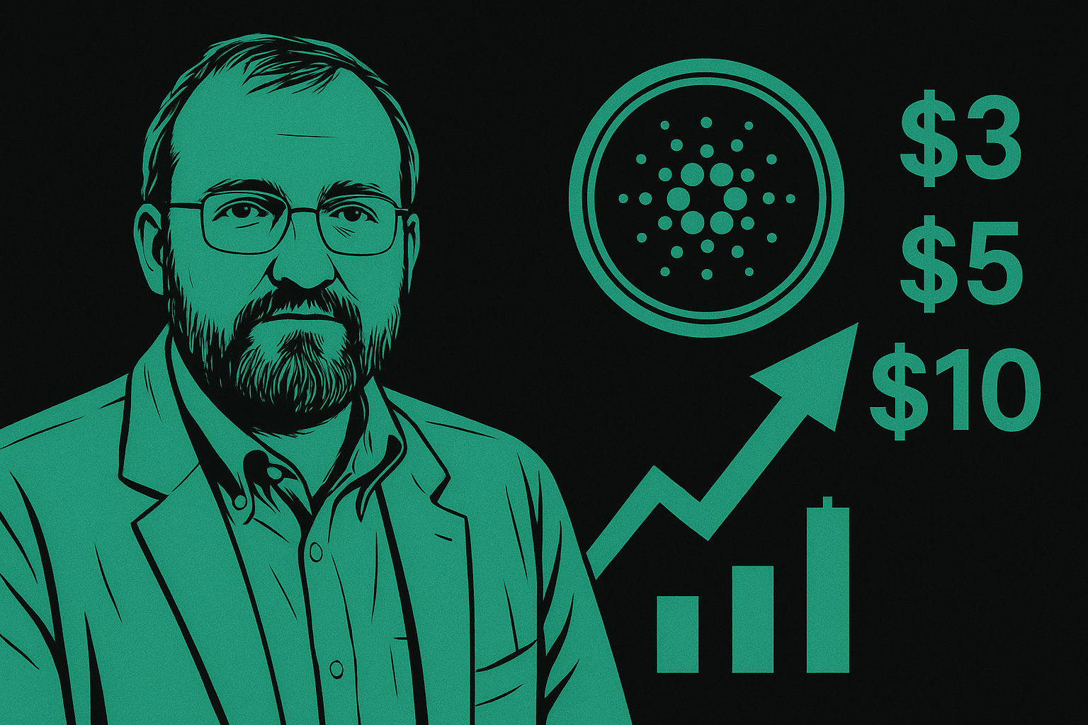 Cardano Price Outlook: Hoskinson Predicts ADA Will Reach $3, $5, and $10 Soon