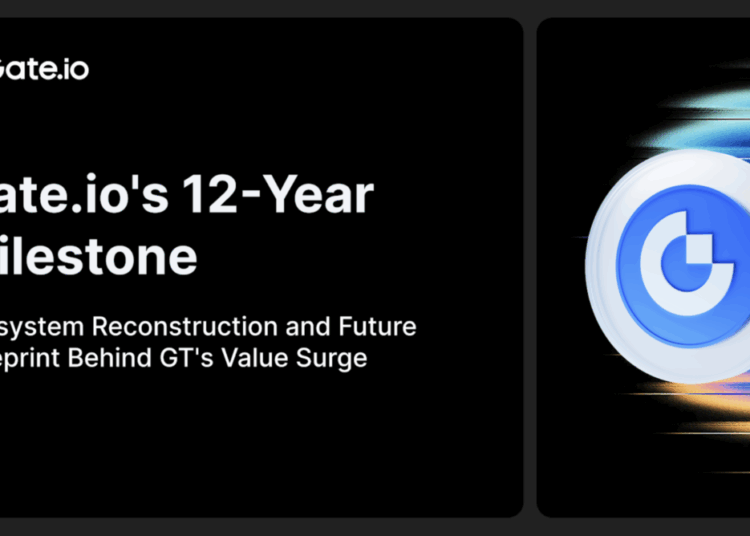 Gate.io’s 12-Year Milestone: Ecosystem Reconstruction and Future Blueprint Behind GT’s Value Surge