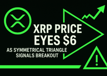 XRP Price Eyes $6 as Symmetrical Triangle Signals Breakout
