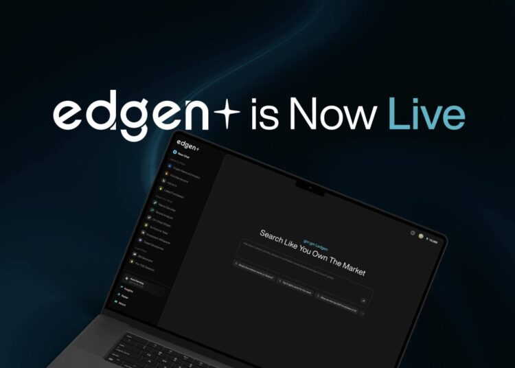 Edgen Launches “AI Super App,” Democratizing Institutional-Grade Crypto Market Intelligence