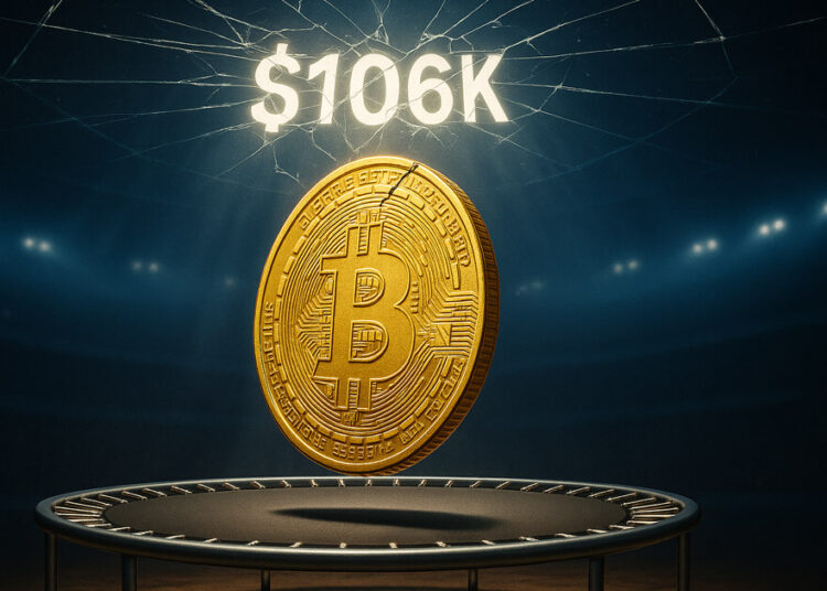 Bitcoin still cannot close a daily candle above $106k after 8 failed attempts in 2025