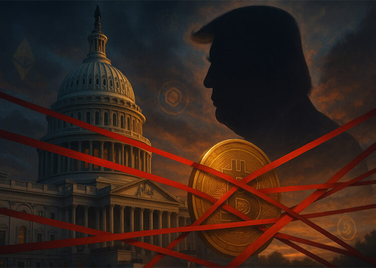 Concerns over Trump’s conflict of interest are slowing the progress of broader crypto policy