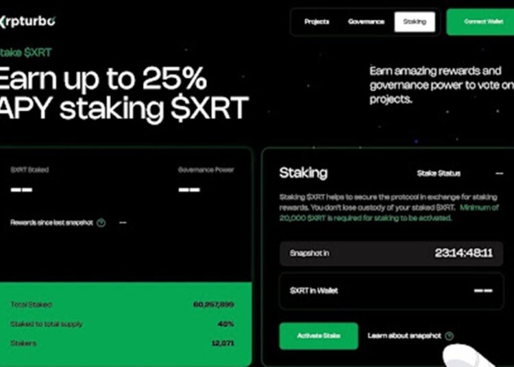 XRPTurbo ($XRT) Surges 180% In 30 Days As XRPL’s DeFi Launchpad Prepares First IDO Launch