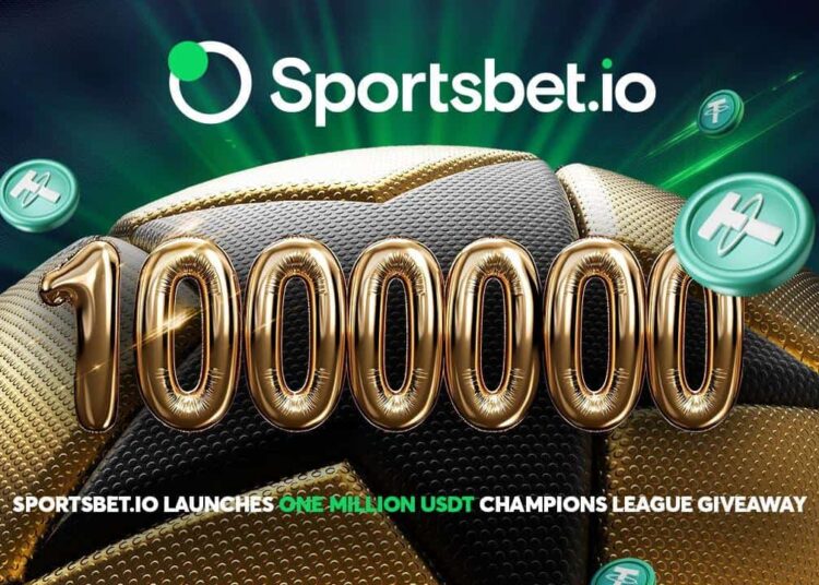Sportsbet.io launches 1 million USDT giveaway to mark Champions League finale