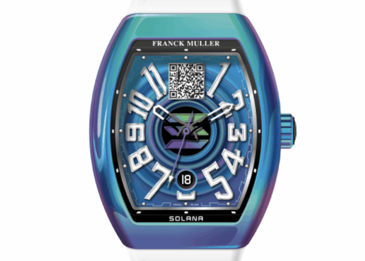 Luxury Watchmaker Franck Muller Debuts Timepiece With Built-In Solana Wallet
