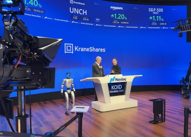 For the First Time Ever, a Humanoid Robot Rings the Nasdaq Opening Bell