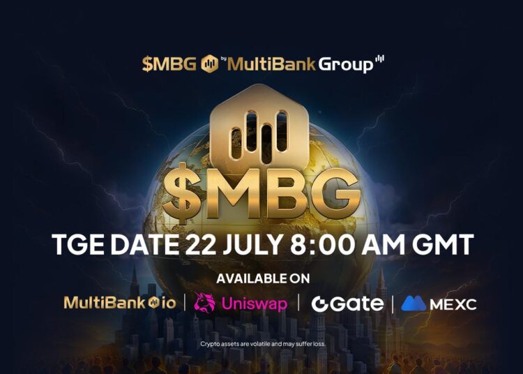 MultiBank Group's $MBG Token TGE Is Live on MexC, Gate.io, Uniswap and Multibank.io.