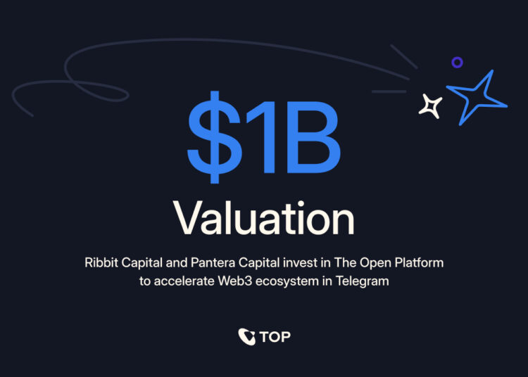 The Open Platform is first unicorn in Web3 ecosystem in Telegram at $1bn valuation