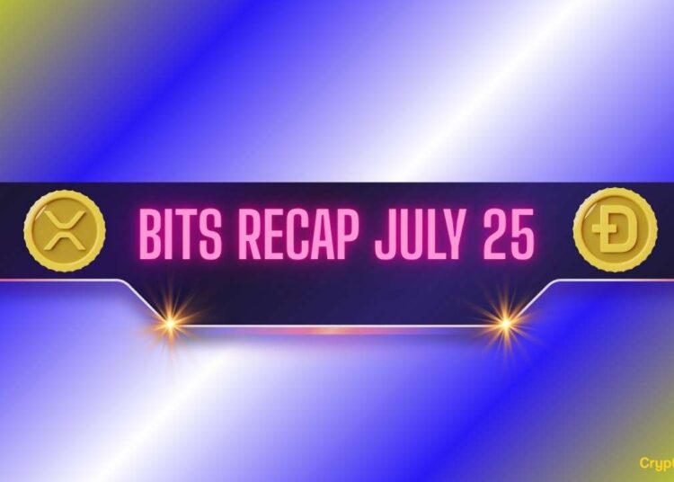 Volatile XRP and DOGE Whale Accumulation Steal the Show: Bits Recap July 25th