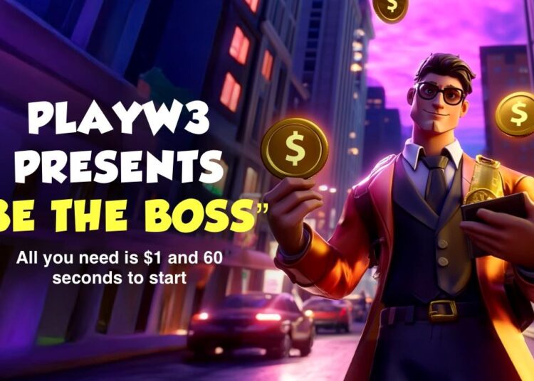 PlayW3 Unleashes ‘Be The Boss’: A New On-Chain Business Model That Turns Creators Into Owners — $320,000+ Already Paid Out