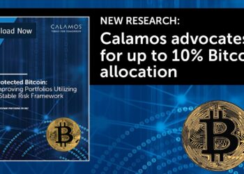 Calamos Releases New Research: Advocates For Bitcoin Allocations To Be 10X Higher Than Current Recommendations