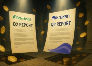 Robinhood crypto income is up 98% while Kraken had sharp QoQ decline
