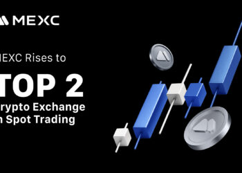 MEXC Rises to Top 2 Crypto Exchange, Capturing 8.6% Market Share in Spot Trading