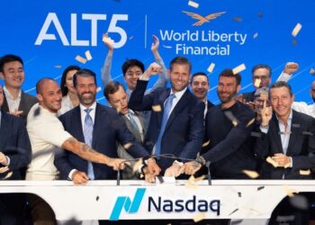 Eric Trump and Alt5 Sigma Team Ring Nasdaq Opening Bell