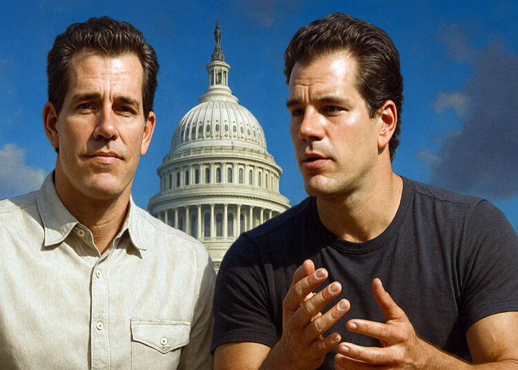 Winklevoss twins donate $21M to new crypto PAC targeting 2026 midterms