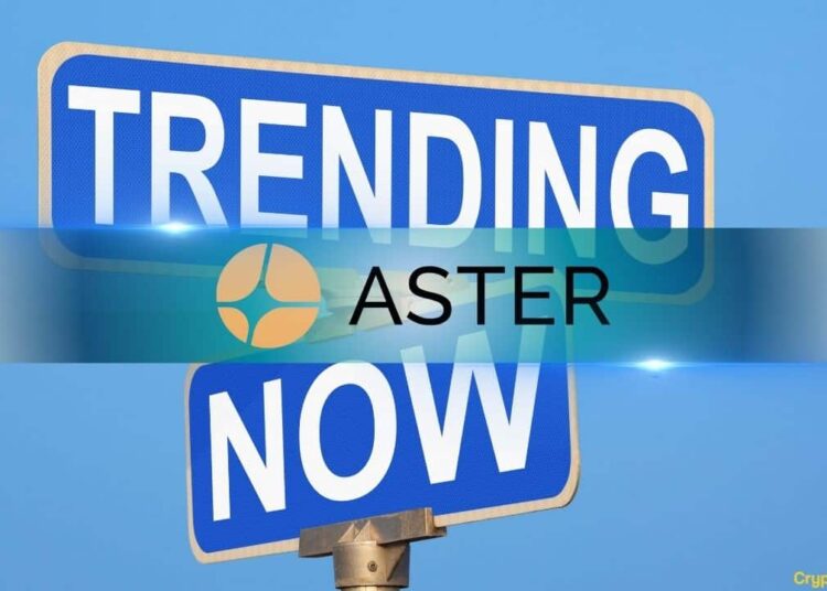 ASTER Emerges as Top Trending Token on CoinGecko