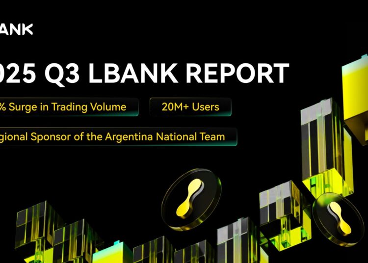 LBank Releases Q3 2025 Report: $8.5B Daily Trading Volume Soars 71% QoQ as Global Users Surpass 20 Million