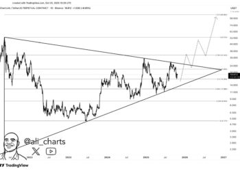 54,470,000 LINK Bought at $16: Major Support Zone Forms