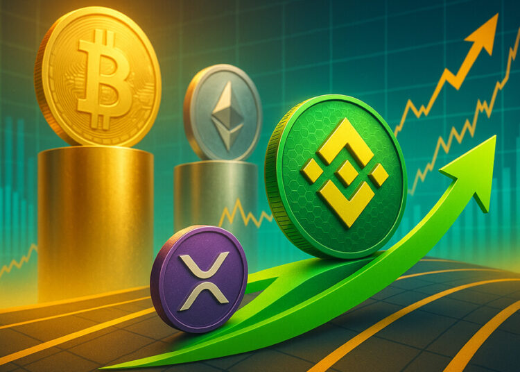 BNB ousts XRP after surge fueled by utility and memecoin trading