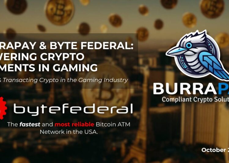 BurraPay Enters Into Agreement With Byte Federal for Crypto Exchange Services