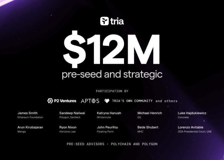 Tria raises $12M to be the leading self-custodial neobank and payments infrastructure for humans and AI.