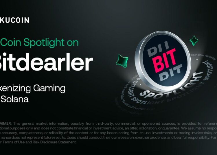 KuCoin Spotlight on Bitdealer: Tokenizing Gaming on Solana with Discounts and Guaranteed Allocations