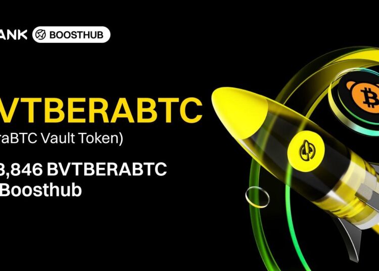 LBank Boosthub Features New Project BeraBTC Vault Token (BVTBERABTC) with 153,846 Tokens in Rewards