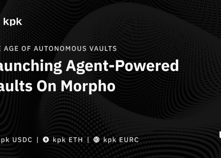 kpk Launches Agent-Powered Vaults on Morpho