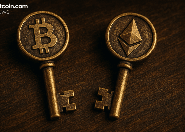 Public Firms With Private Keys: The Biggest BTC and ETH Stashes Right Now