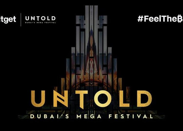 Bitget Lights Up UNTOLD Dubai With Immersive LED Tower and Global Fan Experience
