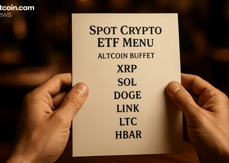 ETF Floodgates Open: XRP, SOL, LTC, HBAR, DOGE, and LINK Give Investors a Menu of Altcoin Madness