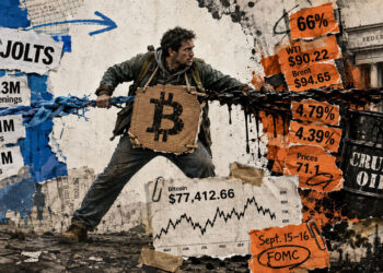 Bitcoin falls below $77,000 with Federal Reserves trapped between jobs and oil