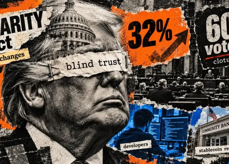 CLARITY Act odds surge to 32% as Republicans rewrite bill