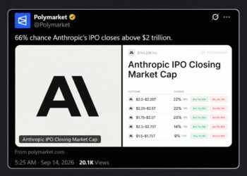 Nvidia Eyes $10B of Anthropic’s IPO While Polymarket Bets on a $2T Pop