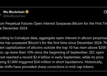 Zcash, XRP and Solana Bets Push Altcoin Leverage Past Bitcoin